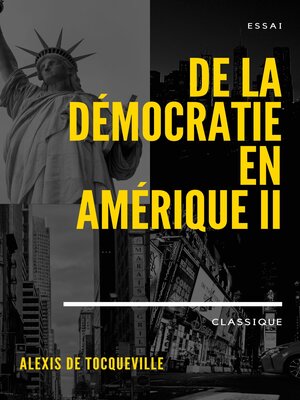 cover image of De la démocratie en Amérique II